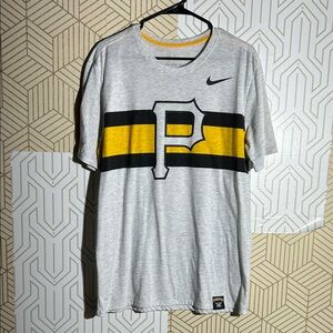 Nike Pirates Gray and Yellow Graphic Tee